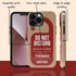 Personalized Hotel Charm Do Not Disturb iPhone Case